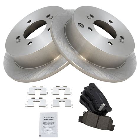 Trq Rear Premium Posi Ceramic Brake Pads Rotor Kit For Hyundai Kia Ebay