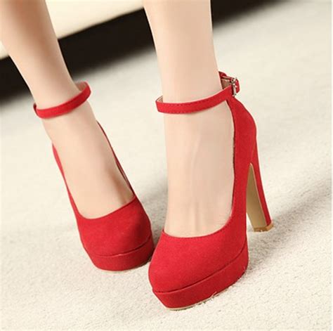 High Heels Platform Red | Fashionate Trends