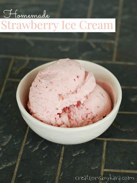 Strawberry Ice Cream Recipe