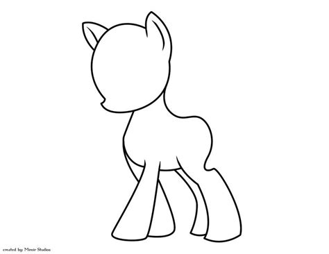 25+ My Little Pony Coloring Pages Blank | Free Wallpaper