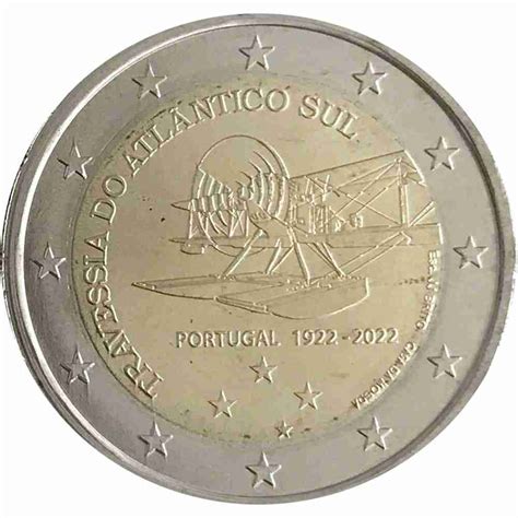 Euro Portogallo Centenario Della Traversata Atlantico Sud