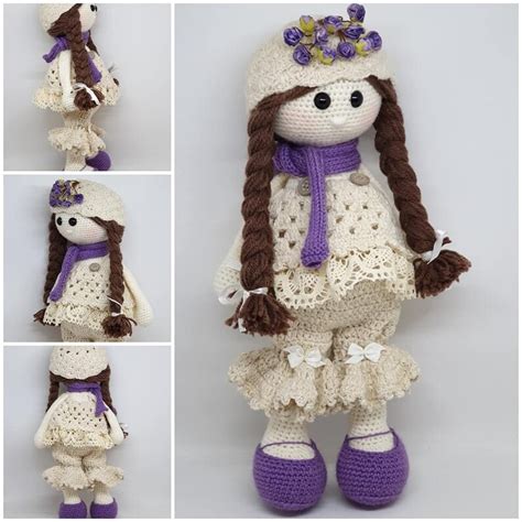 Anleitung Häkeln Lola Puppe Amigurumi Französisch Englisch Etsy de