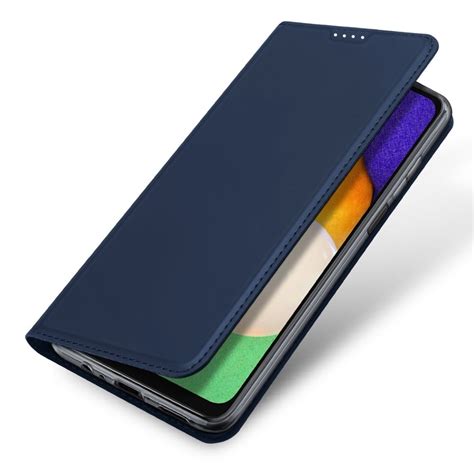 Dux Ducis Samsung Galaxy A14 5G Slim Bookcase Hoesje Donkerblauw