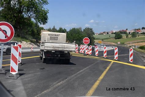 Yssingeaux la bretelle d accès à la RN88 rouvre en direction de Saint