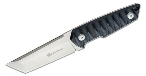 Smith & Wesson 24-7 Tanto Fixed Blade Knife 4" 8Cr13MoV Satin Tanto ...