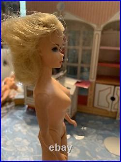 Vintage Barbie Marlo Flip Doll Mattel Mod Era TNT Bendable Knees Blonde