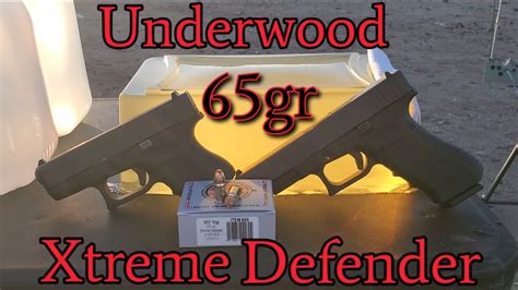 Sig Underwood Gr Xtreme Defender In Ballistics Gel Youtube