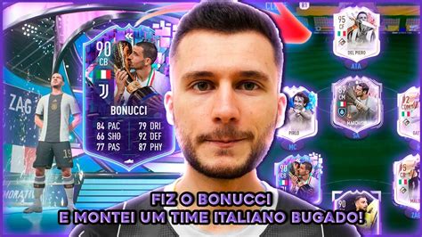 Fiz O Bonucci E Montei O Melhor Time Da ItÁlia No Fifa E Joguei A Wl