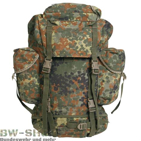 Original Bundeswehr Kampfrucksack 65L Flecktarn