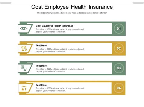 Cost Employee Health Insurance Ppt Powerpoint Presentation Summary Cpb