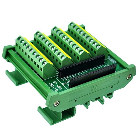 Czh Labs Din Rail Mount Screw Terminal Block Breakout Module Board For