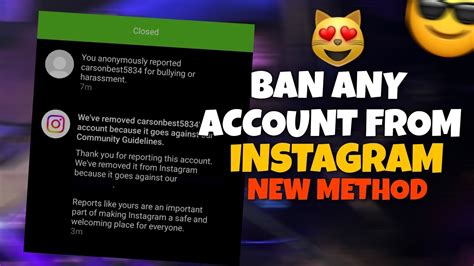 How To Ban Any Account From Instagram In 1 Min 😱😱 Instagram Ban