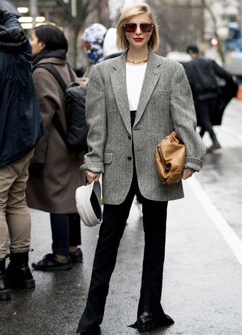 Best Street Style Of NYFW Fall 2020 Style Editorialist Blazer