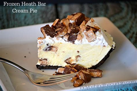 Frozen Heath Bar Cream Pie