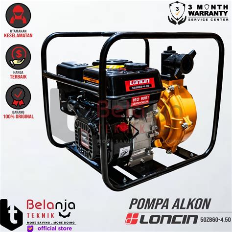 Loncin Pompa Alkon LC 50 ZB60 45Q Pemadam Kebakaran 2 Inch 6 5 HP LC50