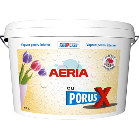 Tinta decorativa AERIA WITH PORUS X AdePlast de proteção para