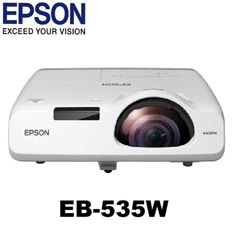 EPSON EB 535W SHORT THROW WXGA 3LCD PROJECTOR