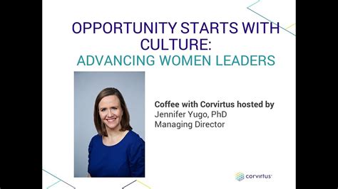 Opportunity Starts With Culture Advancing Women Leaders YouTube