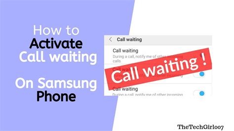 How To Activate Call Waiting On Samsung Phone Tablet July 2019 YouTube