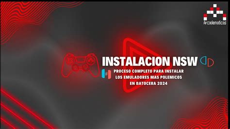 instalación n1nt3nd0 5w1tch en batocera 2024 yuzu incluido YouTube