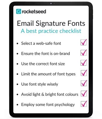 What Are The Best Email Signature Fonts? | Rocketseed