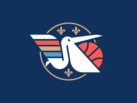 NBA Logo Redesigns: New Orleans Pelicans | Basketball logo design, Nba ...