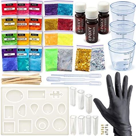 Epoxy Resin Casting Starter Kit Resin Jewelry Making Kit Art S Resin Jewelry Resin