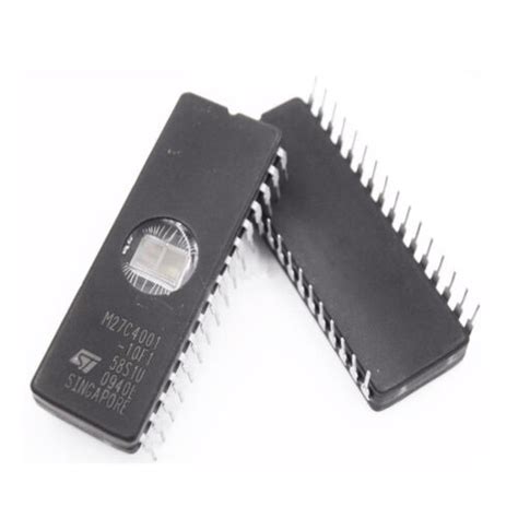 10PCS M27C4001 10F1 27C4001 ST IC EPROM UV 4MBIT 100NS 32CDIP EBay