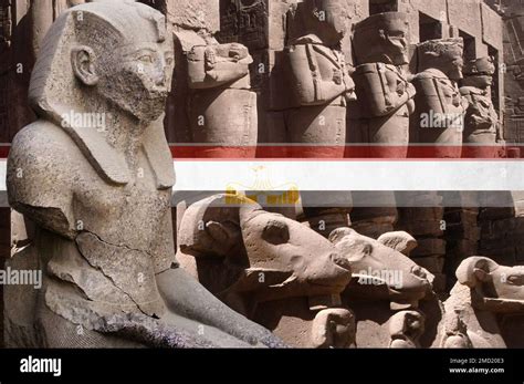 Il Complesso Del Tempio Di Karnak Tebe Egitto Uno Dei Siti Pi