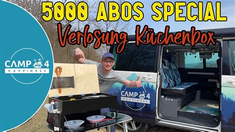 Special Verlosung Küchenbox DANKE an 5 000 Abonnenten Gewinnspiel