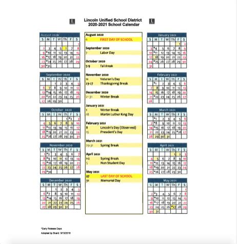 Pasadena Unified School District Calendar 2023 - Schoolcalendars.net