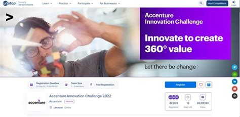 Accenture Innovation Challenge 2023 Apply Online