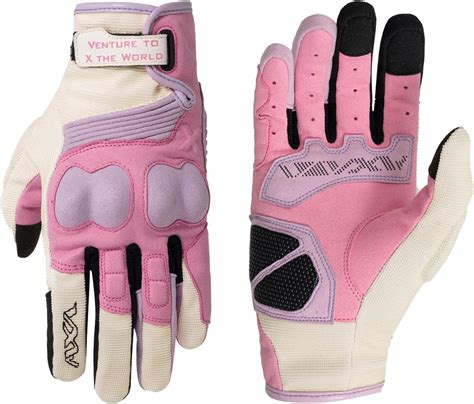 Superbike Women S Full Finger Motorcycle Gloves Hard Knuckle Armored Leather