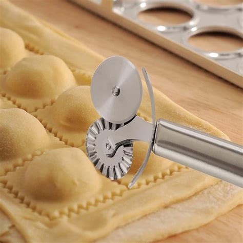 Roue P Te Double Inox Coupe P Te Coupe Raviolis Roue P Te