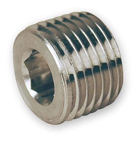 PARKER Hollow Hex Head Plug 316L Stainless Steel 3 8 In Fitting Pipe