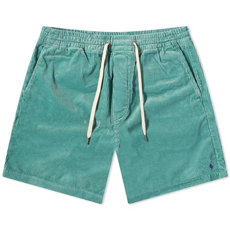 Polo Ralph Lauren Cord Prepster Shorts Seafoam Green End