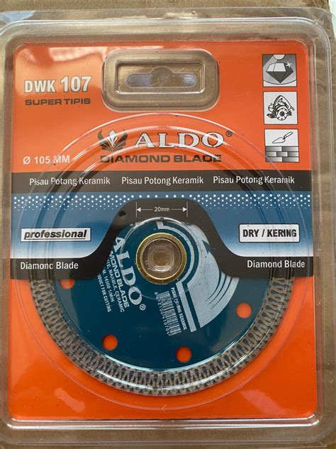 DIAMOND WHEEL ALDO 4 DWK 107 MATA PISAU POTONG KERAMIK ALDO DWK107