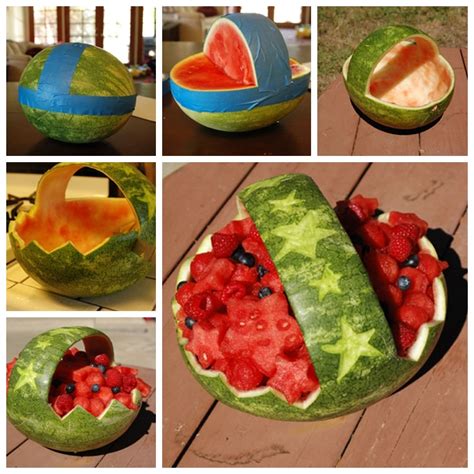 Wonderful DIY Watermelon Basket