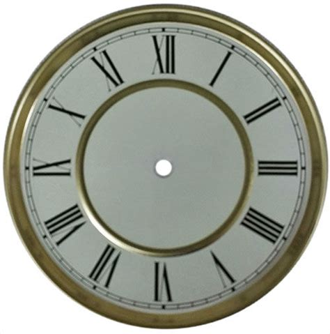 Round Clock Dials Clockworks