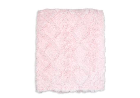 Sculpted Fleece Blanket Pink