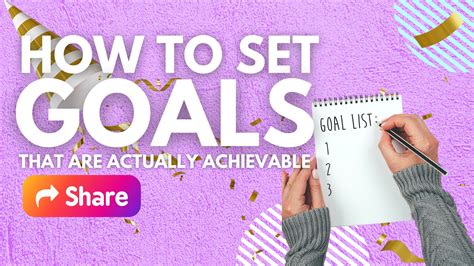 How To Set Goals Youll Actually Achieve Regenerate Mentoring