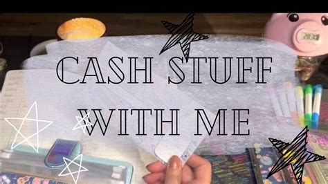 Cash Stuff With Me March Sinking Funds YouTube