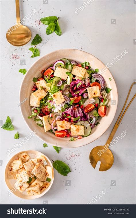 Fattoush Top View Stock Photos 400 Images Shutterstock