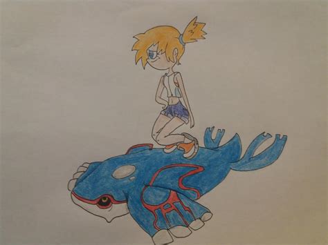 Request Misty Riding Kyogre By Lulascollorfullsheit On Deviantart