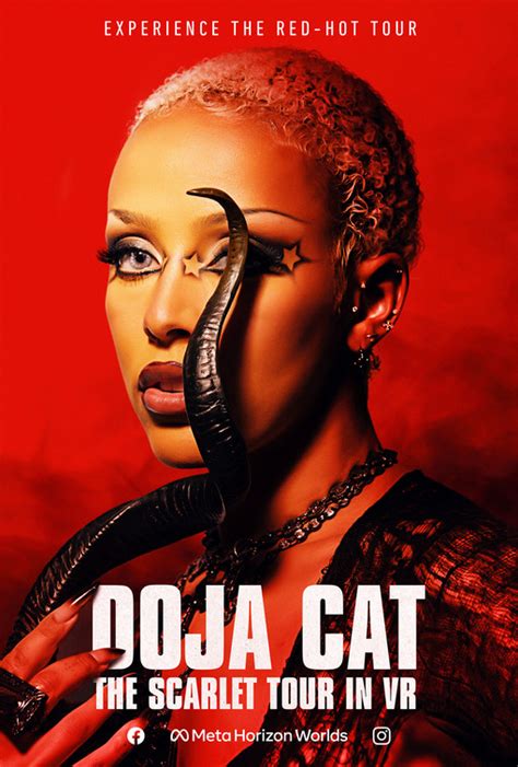 Doja Cat The Scarlet Tour In Vr Tv Poster Imp Awards