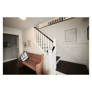 Lake Bonavista Whole Home Renovation Transitional Staircase