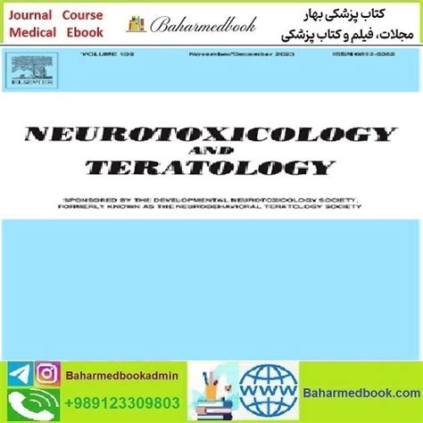 Neurotoxicology And Teratology Volume To True