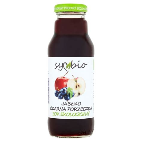 Symbio Sok ekologiczny jabłko czarna porzeczka 300 ml Zakupy online z