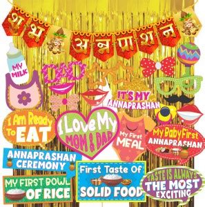 Wobbox Annaprashan Props Annaprashan Banner Annaprashan Decoration