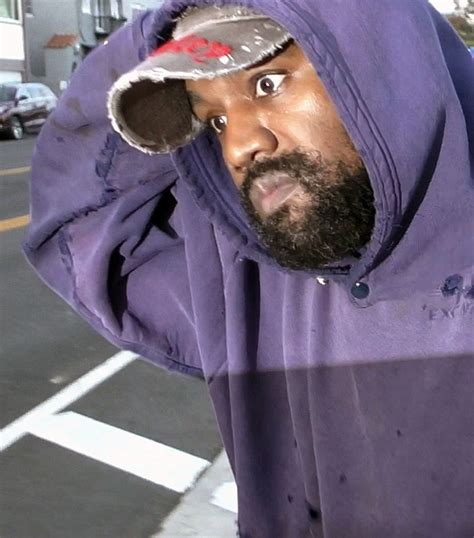 Exclusive Kanye West Gives Paparazzi The Death Stare Leaving Dinner